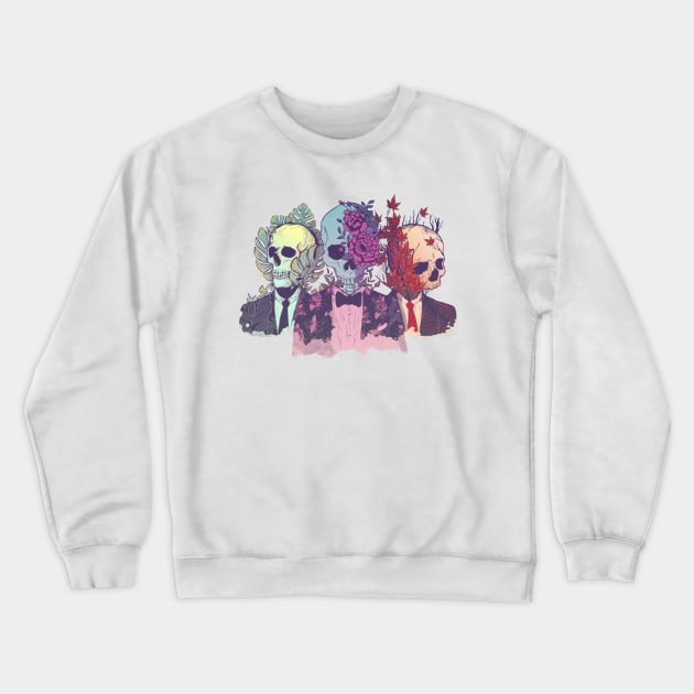 The Skeleton Gang Crewneck Sweatshirt by Jess Adams